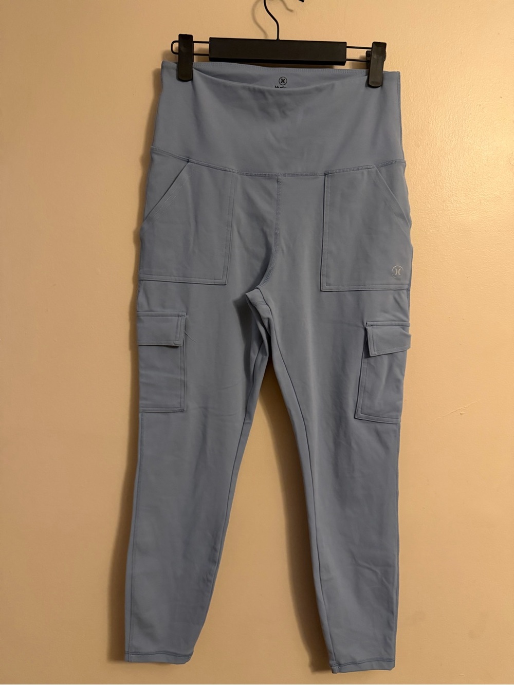 Hurley Light Blue Cargo Leggings